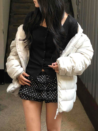 Star Dot Tiered Balloon Frill Shorts