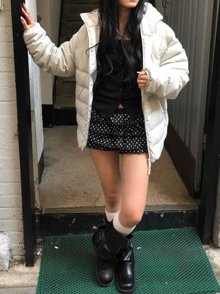 Star Dot Tiered Balloon Frill Shorts