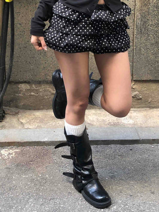 Star Dot Tiered Balloon Frill Shorts