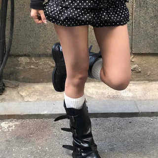 Star Dot Tiered Balloon Frill Shorts