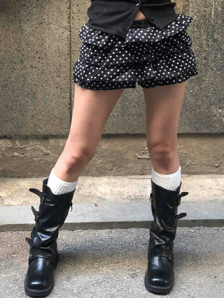 Star Dot Tiered Balloon Frill Shorts