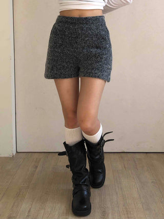 Vintage Wool Blend Tweed Shorts