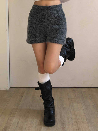 Vintage Wool Blend Tweed Shorts