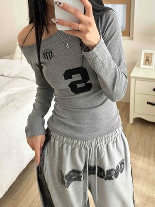 Unique Cut-Out Shoulder Slim Fit Daily T-shirt