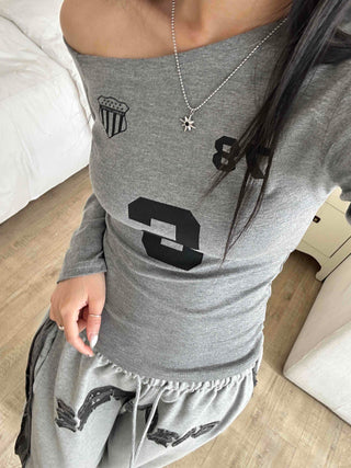 Unique Cut-Out Shoulder Slim Fit Daily T-shirt