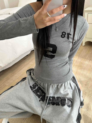 Unique Cut-Out Shoulder Slim Fit Daily T-shirt