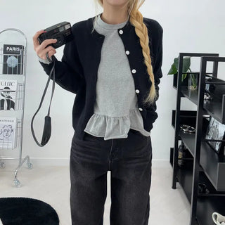 Marie Basic Round Cardigan