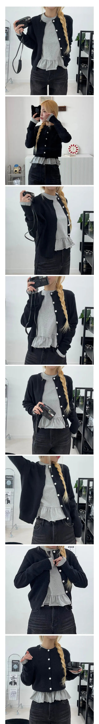 Marie Basic Round Cardigan