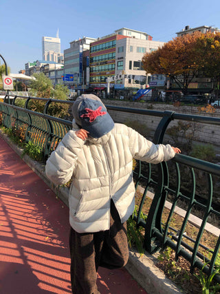 Hooded Oversized Lightweight Short Padded Jacket