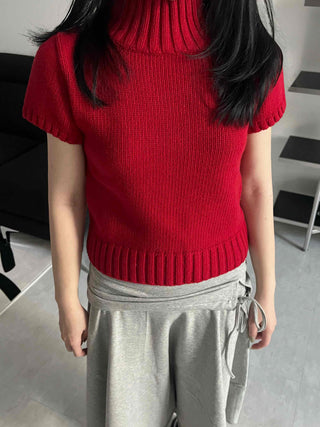 Low-Waist Asymmetrical Flare Sweat Midi Skirt