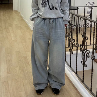 Montauk Side Pintuck Elastic Denim Pants