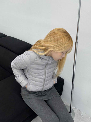 Athleisure Standing Neck Crop Lightweight Short Padded Jacket