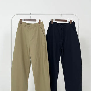 Lukle Cotton Wide Back Elastic Pants
