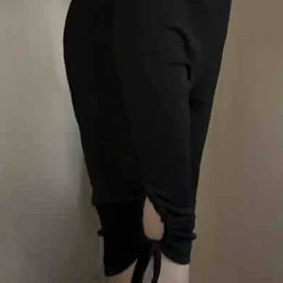 Ribbon String Slim Biker Training Shorts
