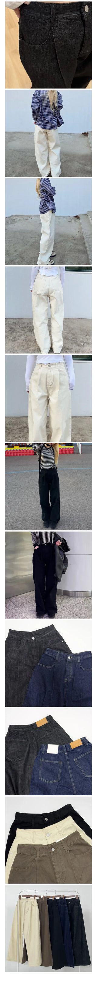 Leon Daily Pintuck Wide Pants