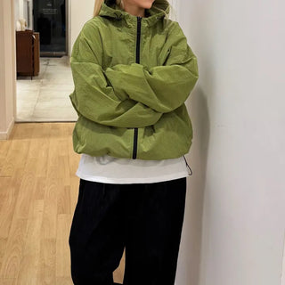 Ether Square Hooded Windbreaker