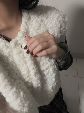 Soft Fleece V-Neck Slim Fit Knit Vest