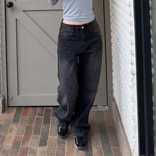 Roy Cut Wash Wide Denim