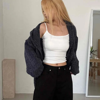 Basic Slim Fit Square Neck Ribbed Top