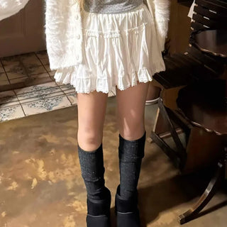 Queen Crush Banding Flounce Skirt