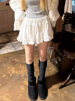 Queen Crush Banding Flounce Skirt