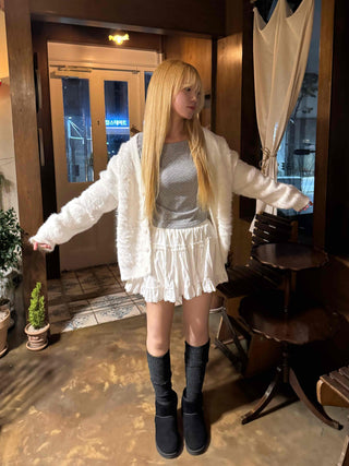 Queen Crush Banding Flounce Skirt