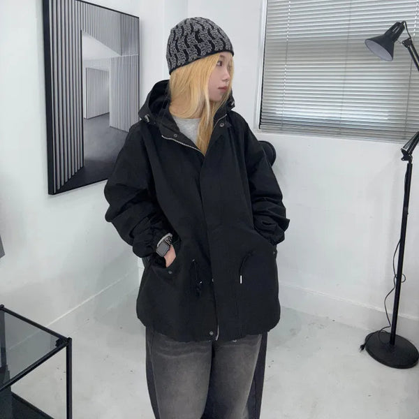 Basel Casual Hooded Short Field Jacket