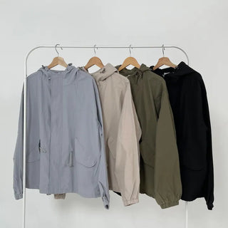 Basel Casual Hooded Short Field Jacket