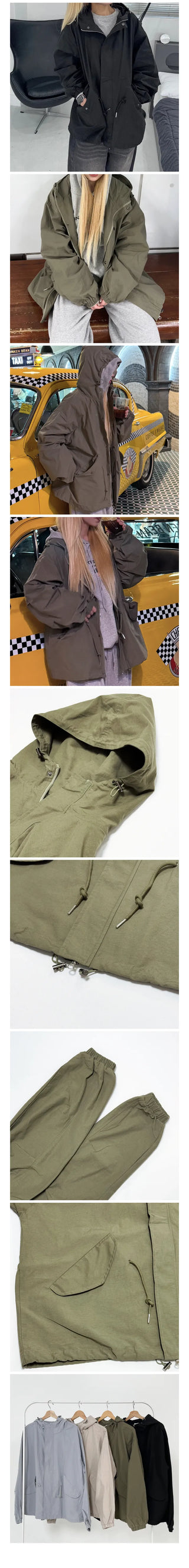 Basel Casual Hooded Short Field Jacket