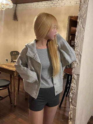 Body-fit High-waisted Elastic Tailored Shorts