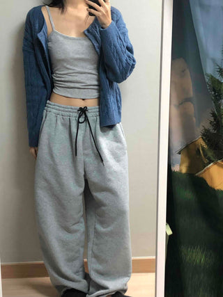Shoulder Slit Cable Knit Crop Cardigan