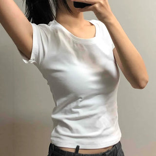 Soft Touch Slim Fit Round Neck Short Sleeve T-shirt