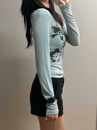 Minimal Low-Rise Slim Mini Shorts
