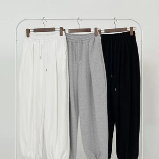 Mona Pintuck Wide Jogger Pants