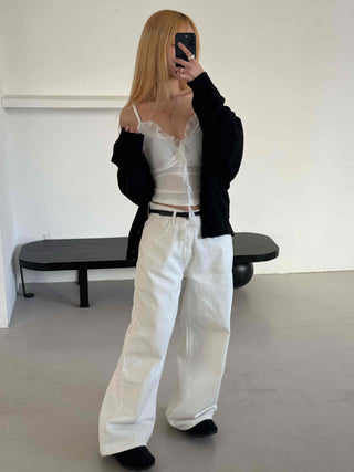 Chiffon Mesh Strap Banding Shirred Crop Sleeveless