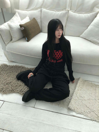 Vintage Retro Lettering Oversized Loose Fit Long Sleeve Tee