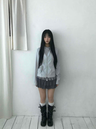 Campus Look Slim Fit High-Waisted Basic Mini Skirt