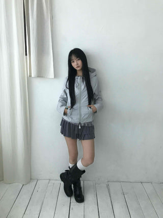 Campus Look Slim Fit High-Waisted Basic Mini Skirt