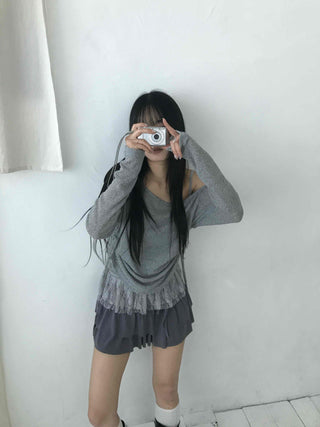 Campus Look Slim Fit High-Waisted Basic Mini Skirt