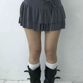 Campus Look Slim Fit High-Waisted Basic Mini Skirt