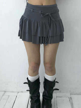 Campus Look Slim Fit High-Waisted Basic Mini Skirt