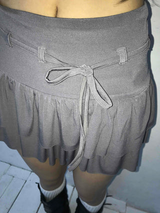 Campus Look Slim Fit High-Waisted Basic Mini Skirt