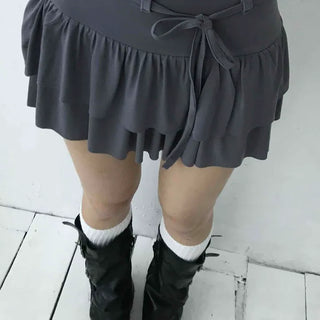 Campus Look Slim Fit High-Waisted Basic Mini Skirt