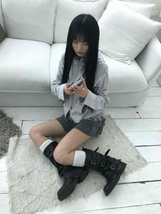 Campus Look Slim Fit High-Waisted Basic Mini Skirt