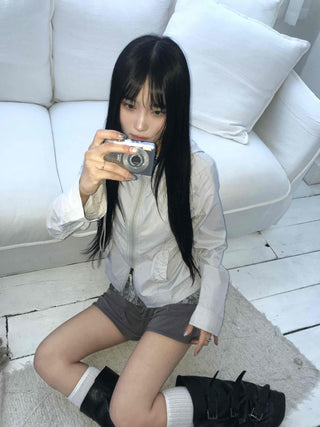 Campus Look Slim Fit High-Waisted Basic Mini Skirt