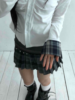 Soft Slim Round Cropped Long Sleeve T-shirt