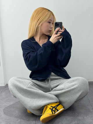 College Big Size Boxy Loose Fit Knit Cardigan