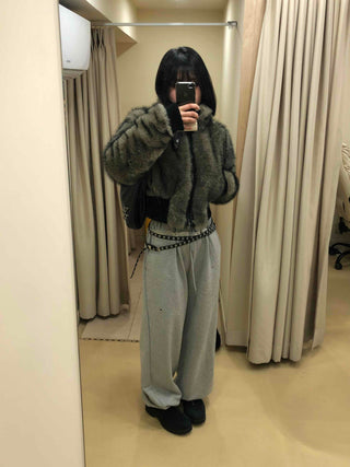 Comfortable Loose Fit Elastic Waist Wide Jogger Pants