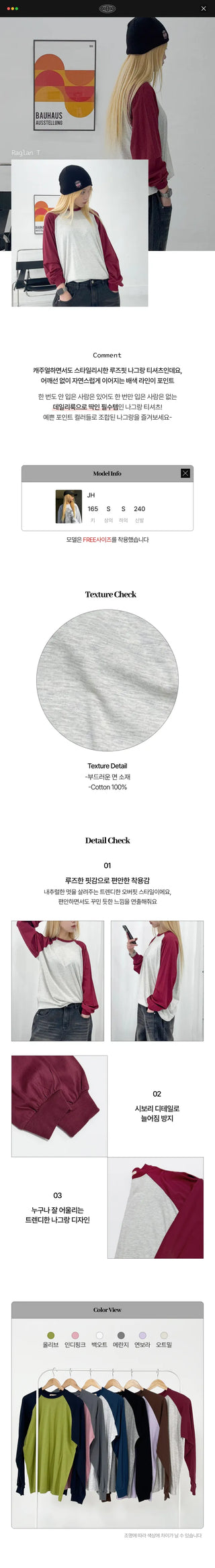 Teki Plain Raglan Sweatshirt