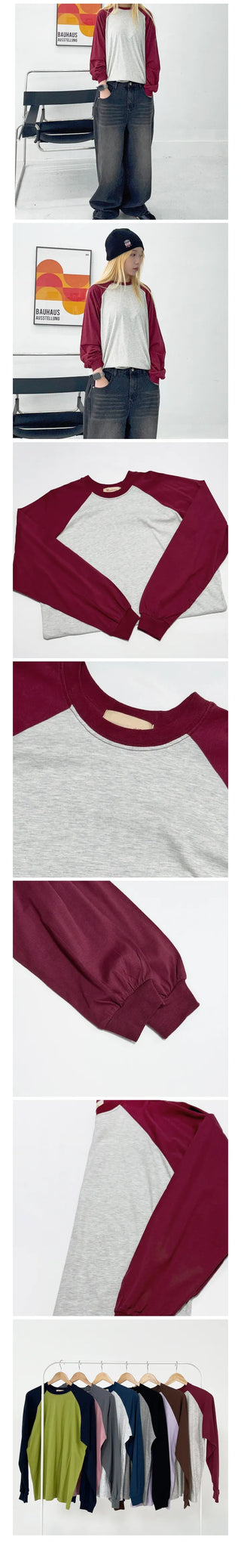 Teki Plain Raglan Sweatshirt